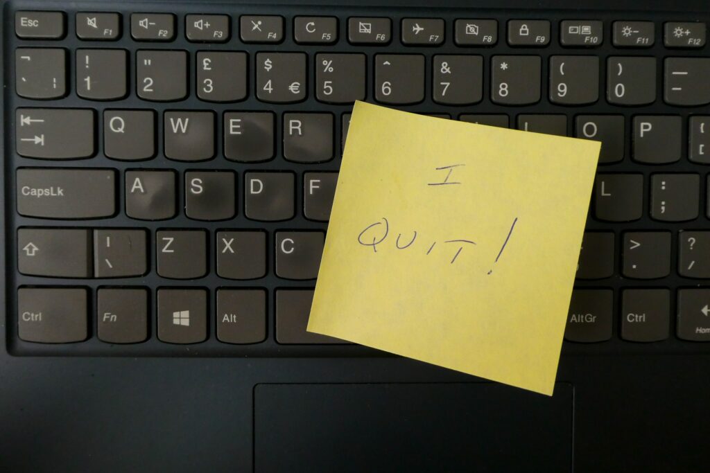 The great resignation, quitting your job, finding a new job 